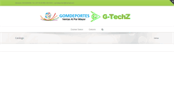 Desktop Screenshot of gomdeportes.com